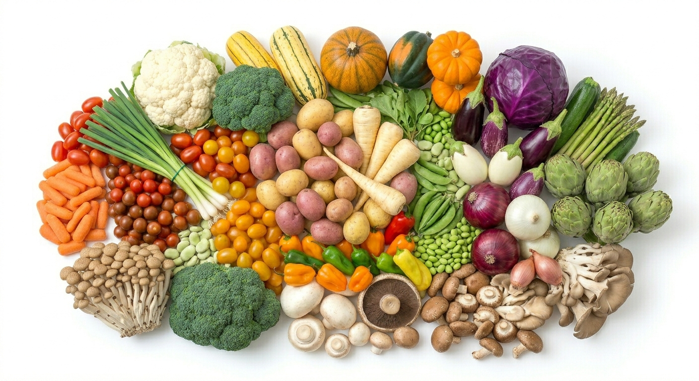 Dehydrated vegetables