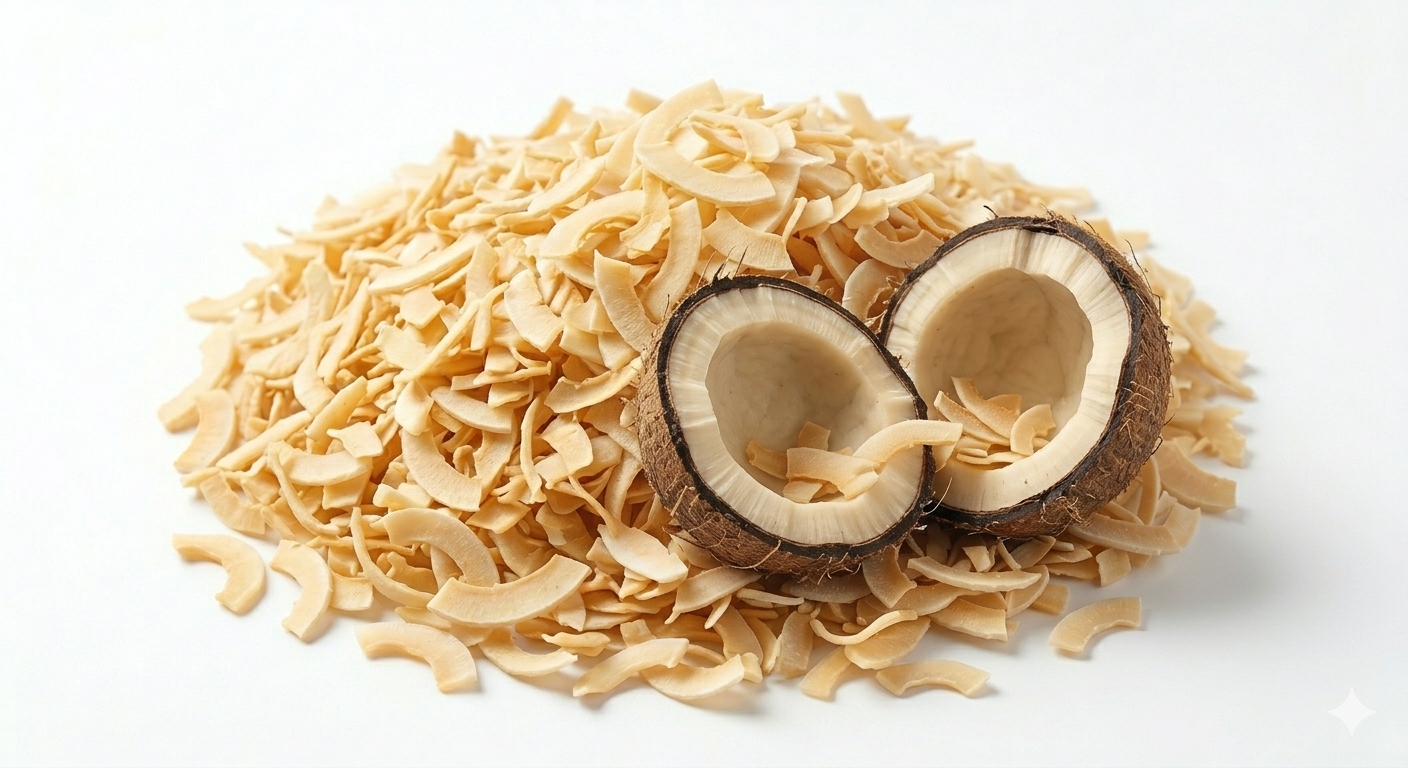 Dried coconut